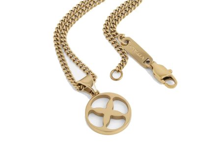 VITALY Glyph Gold Necklace Online now