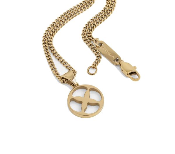 VITALY Glyph Gold Necklace Online now