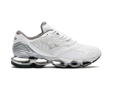 Mizuno Wave Prophecy LS (U) - White Silver   Harbour Mist Hot on Sale