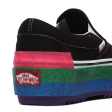 VANS CLASSIC SLIP ON S - (GLITTER) BLACK RAINBOW Supply