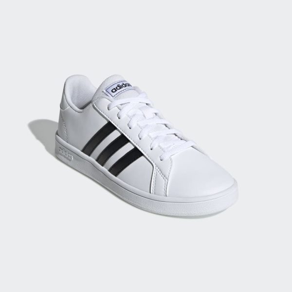 ADIDAS GRAND COURT KIDS - Cloud White   Core Black   Cloud White Supply