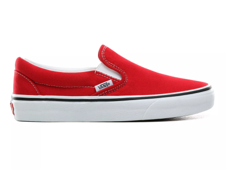 VANS CLASSIC SLIP ON - RACING RED TRUE WHITE Cheap