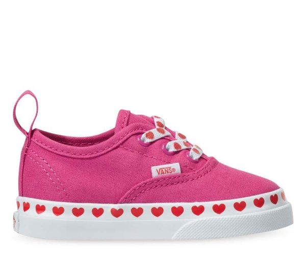 VANS INFANT AUTHENTIC HEART - Fuchsia Purple High Risk Red on Sale