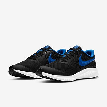 NIKE YOUTH STAR RUNNER 2 (GS) - BLACK GAME ROYAL-WHITE on Sale