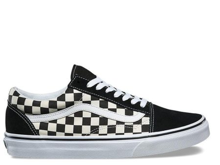 VANS OLD SKOOL PRIMARY CHECK - BLACK WHITE Online now