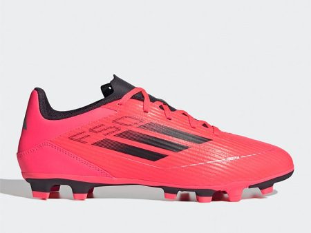 ADIDAS F50 CLUB FXG - Turbo   Aurora Black   Platinum Metallic Online now