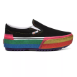 VANS CLASSIC SLIP ON S - (GLITTER) BLACK RAINBOW Supply