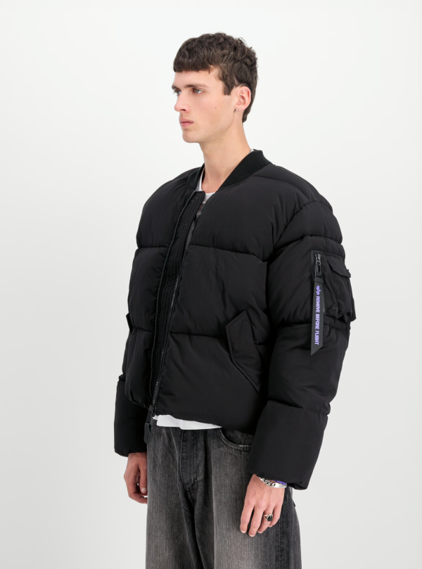 Alpha Industries MA-1 Puffer UV - Black For Cheap