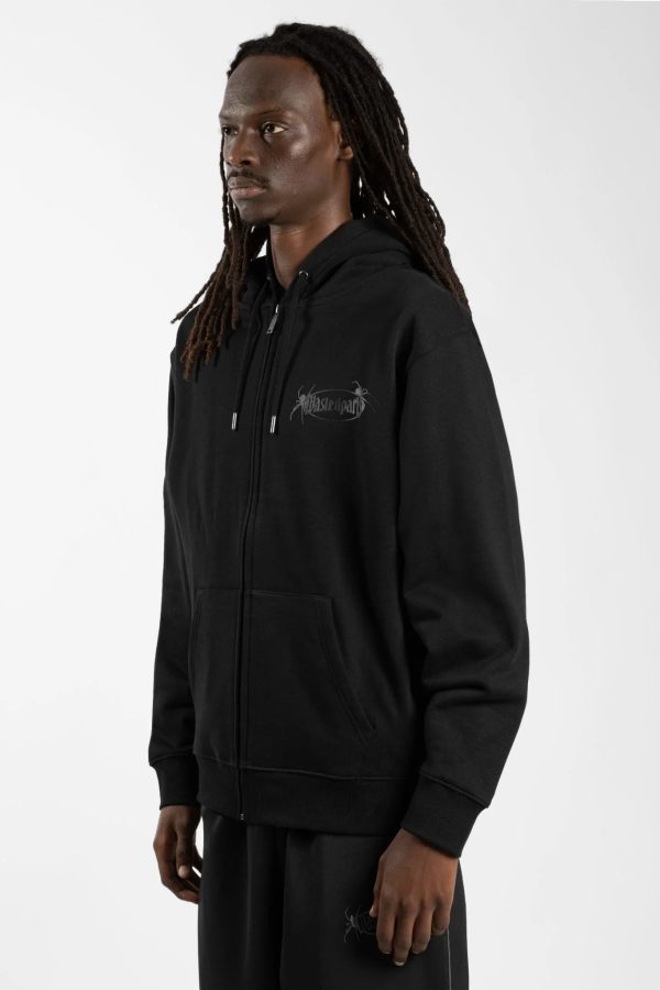 Wasted Paris Boiler Reset Zip Up Hoodie - Black For Cheap