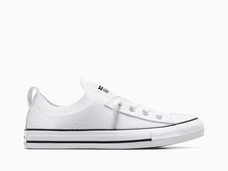 CONVERSE WOMENS Chuck Taylor All Star Shoreline Knit Slip Low Top - White Supply