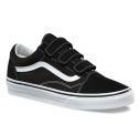 VANS OLD SKOOL V (SUEDE CANVAS) - BLACK TRUE WHITE Hot on Sale