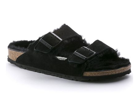 Birkenstock Arizona Shearling black Calzata Stretta Sale