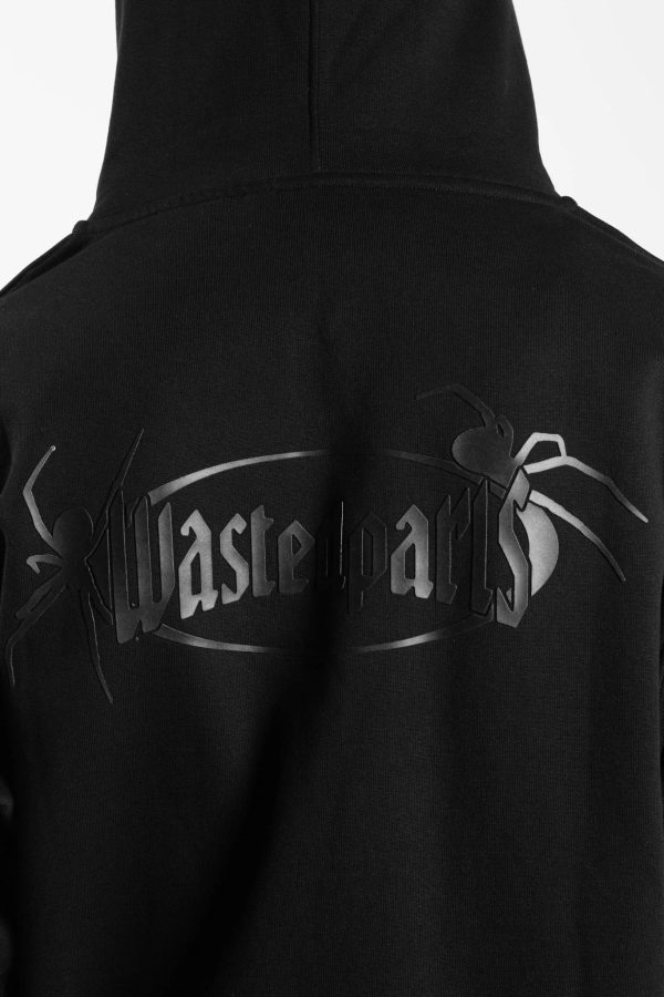 Wasted Paris Boiler Reset Zip Up Hoodie - Black For Cheap