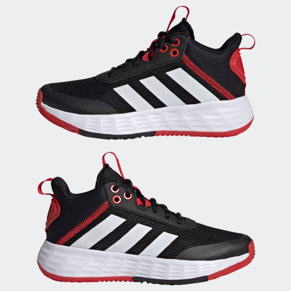 ADIDAS KIDS OWNTHEGAME 2.0 - Core Black   Cloud White   Vivid Red on Sale