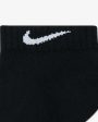 NIKE EVERYDAY COTTON CUSHIONED SOCKS (3 PACK) - BLACK Online now