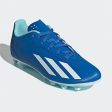 ADIDAS YOUTH X CRAZYFAST.4 FxG J - BLUE WHITE RED For Cheap