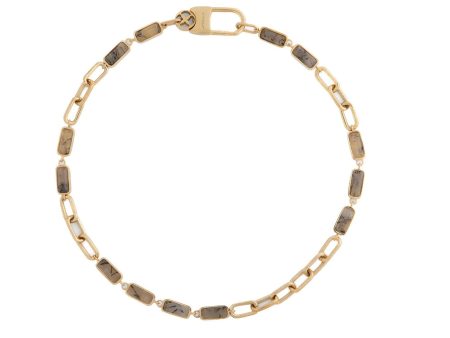 VITALY Encode Gold Necklace - White Quartz Online Hot Sale