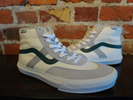 Vans Skate Crockett Hi grey green For Cheap