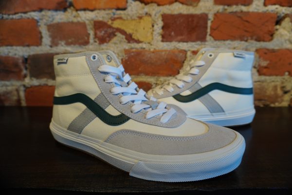 Vans Skate Crockett Hi grey green For Cheap