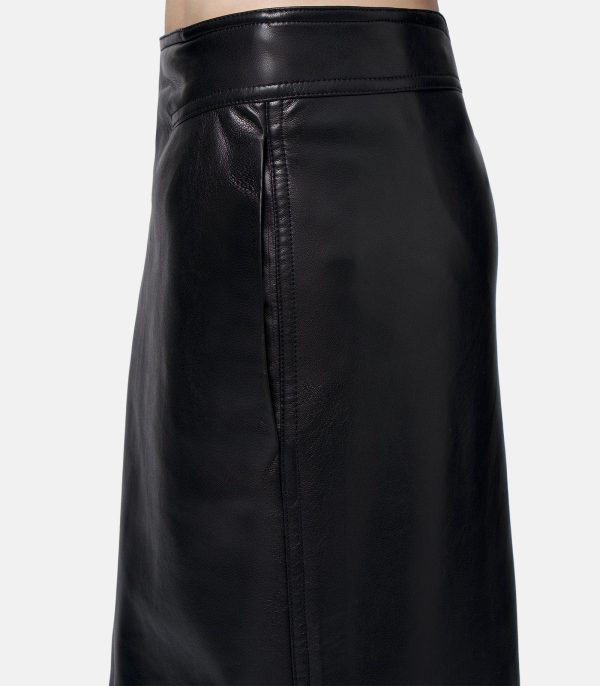 A Better Mistake Recycled Leather Skirt Hot on Sale