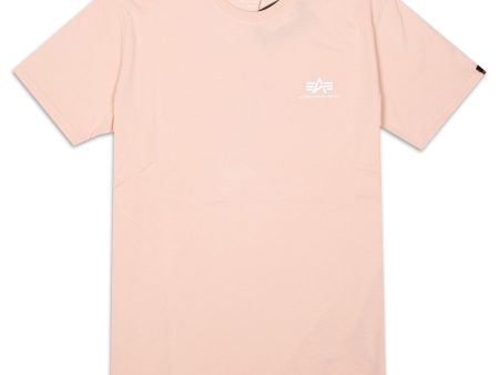 T-Shirt Alpha Industries Basic Small Logo Rosa Sale