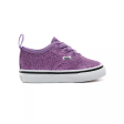 VANS INFANT GLITTER AUTHENTIC ELASTIC LACE SHOES - (Glitter) Fairy Wren True White Sale