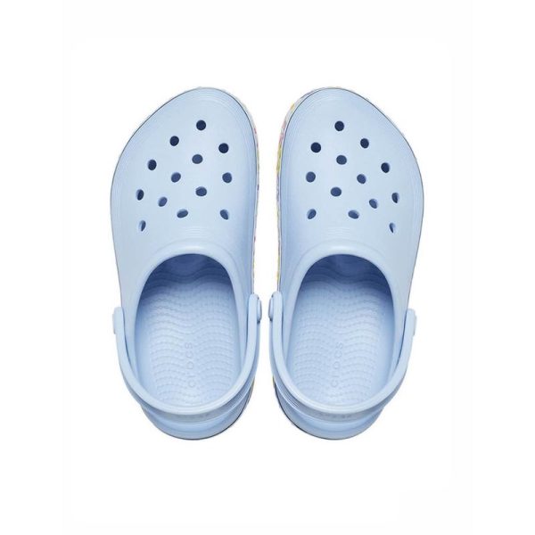 CROCS KIDS OFF COURT DAISY CLOG - BLUE CALCITE Fashion