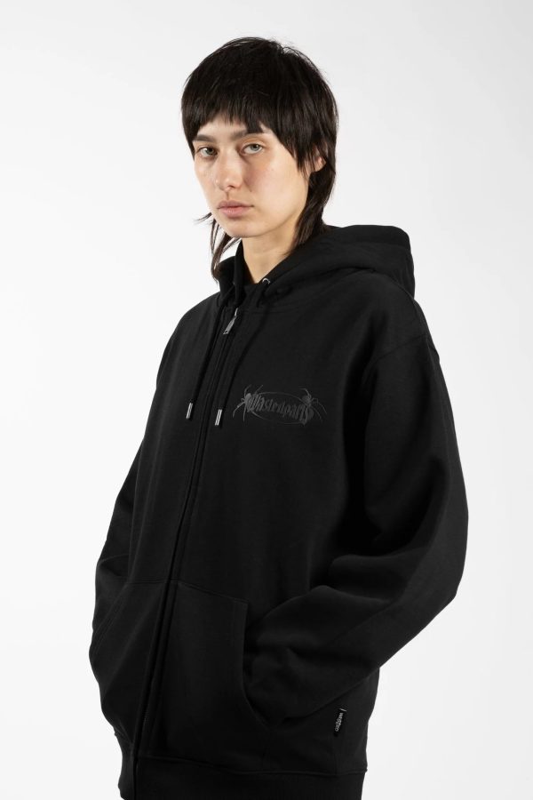 Wasted Paris Boiler Reset Zip Up Hoodie - Black For Cheap