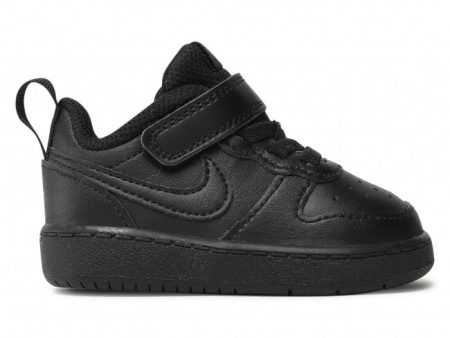 NIKE INFANT COURT BOROUGH LOW 2 (TDV) - BLACK BLACK-BLACK on Sale