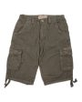 Bermuda Uomo Alpha Industries Jet Short Cargo Grigio Scuro Online Sale