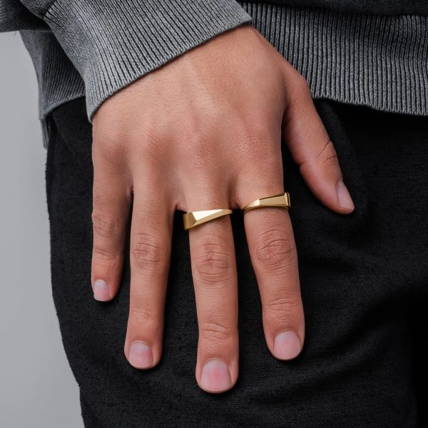 VITALY Crash Gold Ring Online Hot Sale