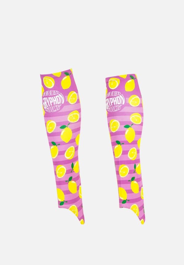 Gryphon Inner Socks Lemon Purple on Sale