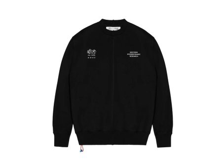 Space Available X Western Hydrodynamics Research Upcycled Logo Sweatshirt - Black For Sale