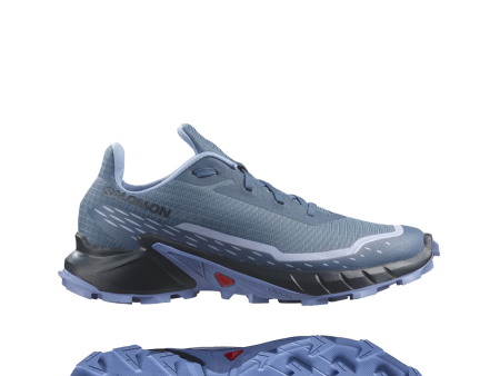 Salomon Alphacross 5 Women - Bering Sea   Carbon   Blue Heron on Sale