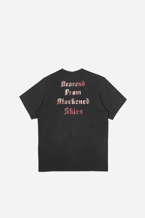 Wasted Paris Scythe T-Shirt - Faded Black Supply