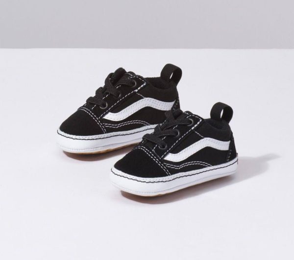 VANS INFANT OLD SKOOL CRIB - BLACK WHITE Fashion