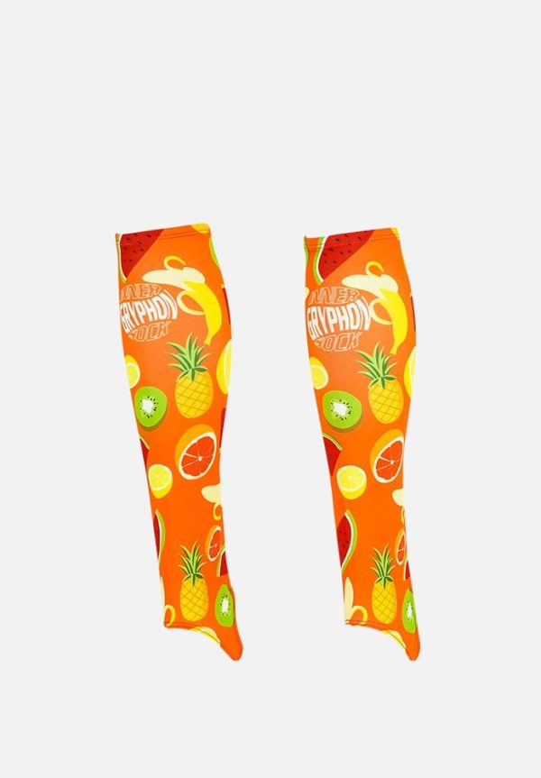 Gryphon Inner Socks Fruits Orange Hot on Sale