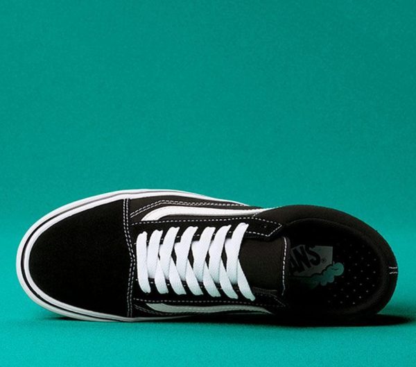 VANS COMFYCUSH OLD SKOOL - BLACK TRUE WHITE on Sale