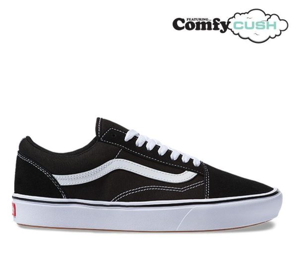 VANS COMFYCUSH OLD SKOOL - BLACK TRUE WHITE on Sale