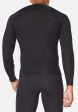 2XU  Core Compression L S Top Mens Black Silver Sale