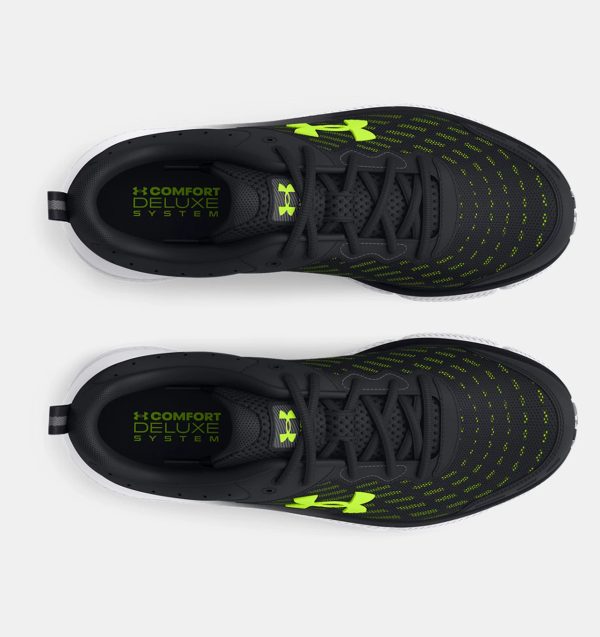 UNDER ARMOUR CHARGED ASSERT 10 4E - Black   High Vis Yellow Online Hot Sale