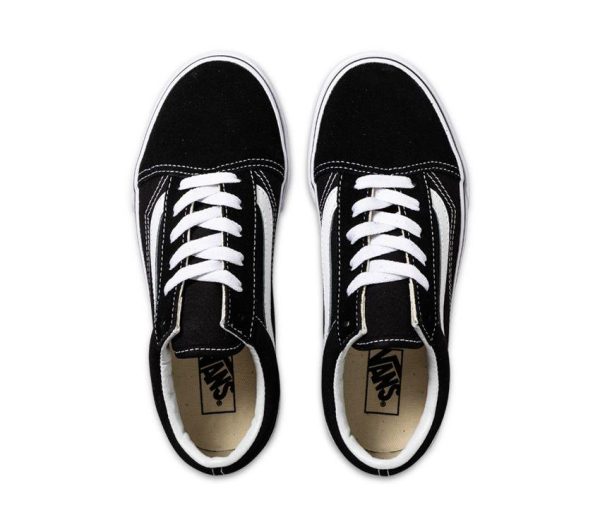 VANS KIDS OLD SKOOL - BLACK TRUE WHITE For Sale