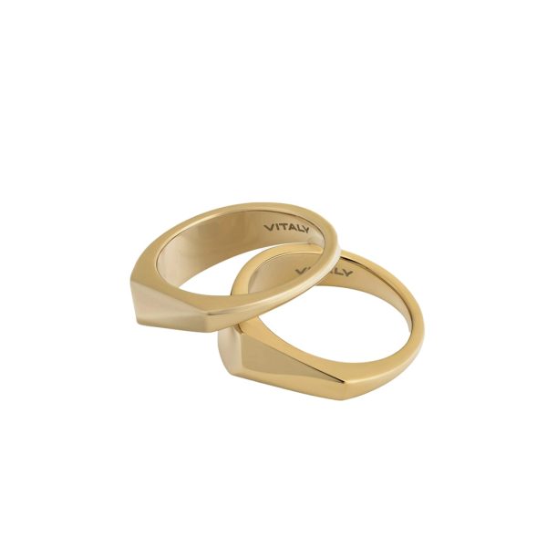 VITALY Crash Gold Ring Online Hot Sale