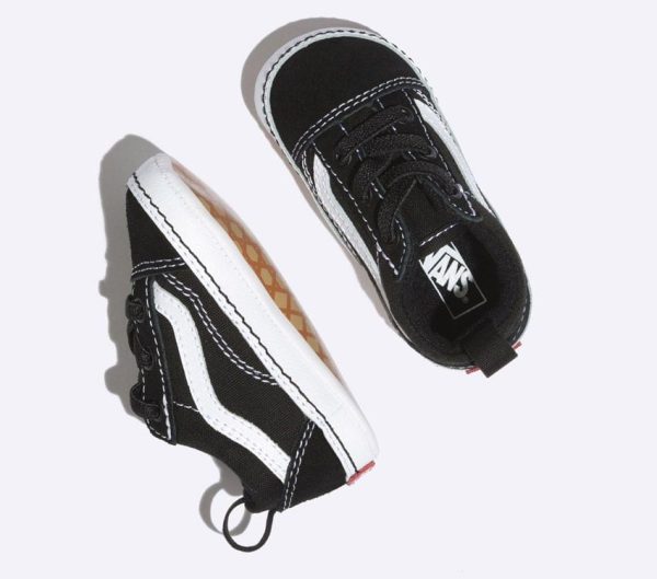 VANS INFANT OLD SKOOL CRIB - BLACK WHITE Fashion