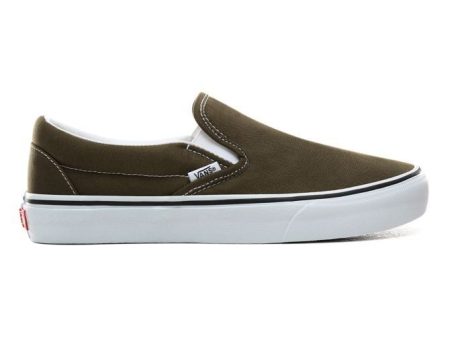 VANS CLASSIC SLIP ON - BEECH TRUE WHITE Discount