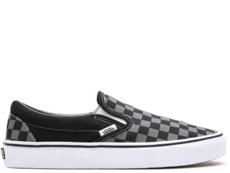 VANS CLASSIC SLIP ON - BLACK PEWTER CHECKERBOARD Discount