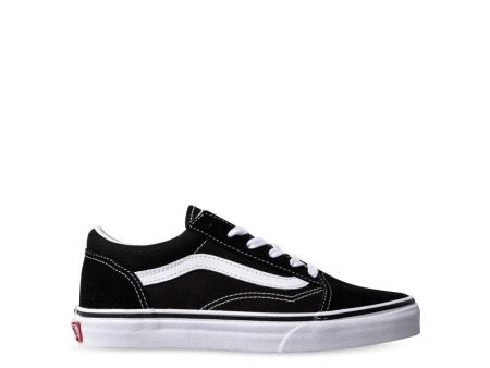 VANS KIDS OLD SKOOL - BLACK TRUE WHITE For Sale