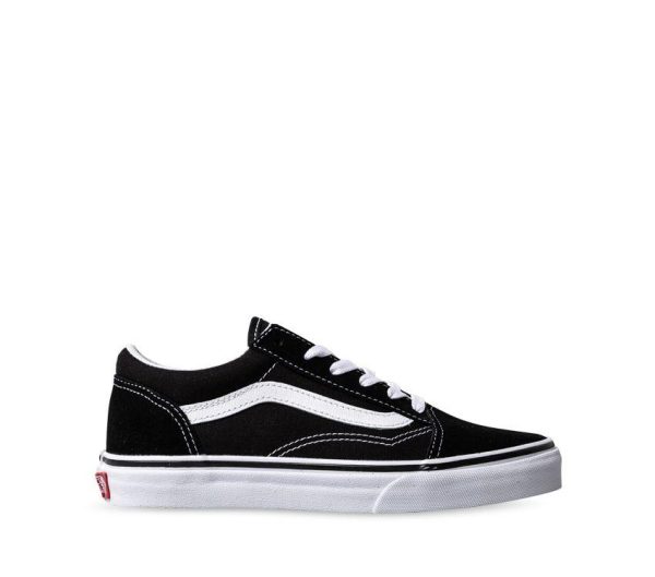 VANS KIDS OLD SKOOL - BLACK TRUE WHITE For Sale