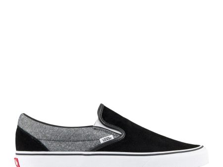 VANS CLASSIC SLIP ON SUEDE - SUITING BLACK Online Sale