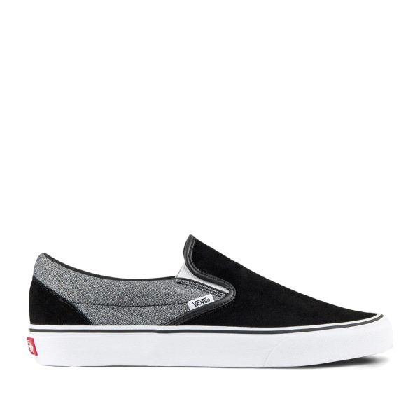 VANS CLASSIC SLIP ON SUEDE - SUITING BLACK Online Sale